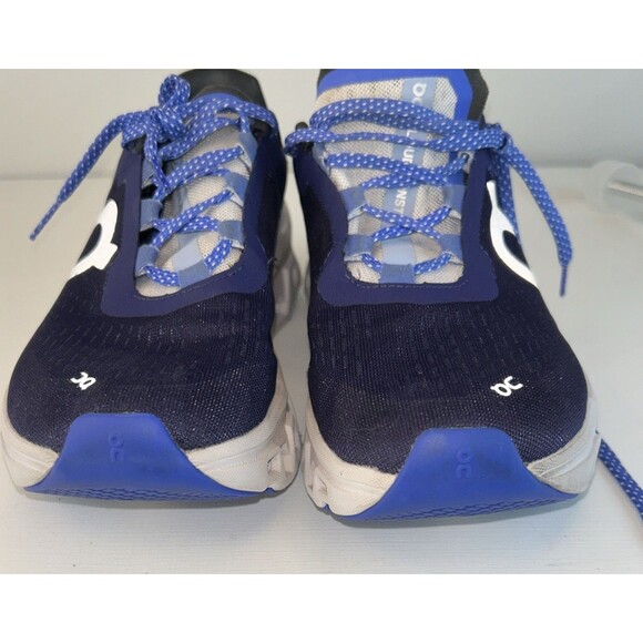 On Cloud Cloudmonster Womens Size 9 Helion Cloudtec Running Shoes Blue And White - Picture 9 of 9